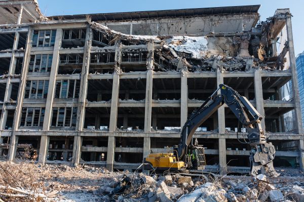 Commercial Building Demolition in Aurora