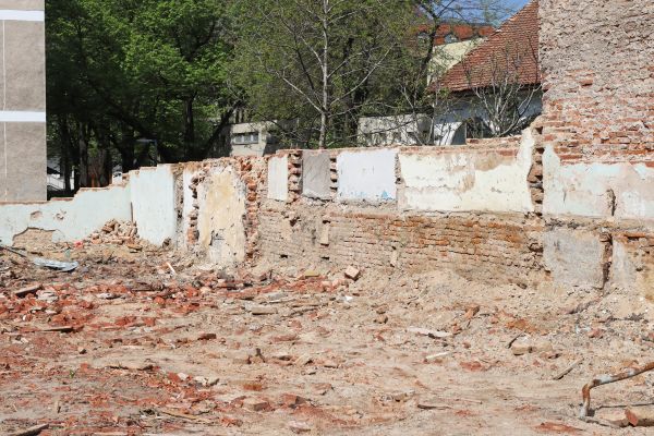 Brick Wall Demolition in Aurora